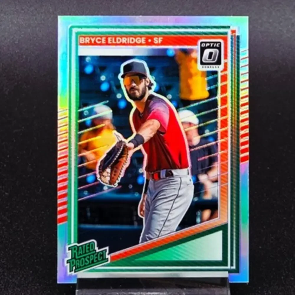 Bryce Eldridge Holo Rockets Cracked Ice Prizm San Francisco Giants Top Prospect